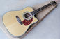 Custom 41'' 20 frets 45 cutaway body Acoustic Guitar with solid top,golden tuners,colorful pearl binding,rosewood back supplier