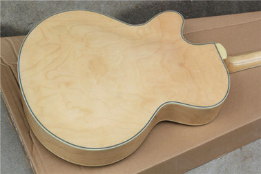 Custom Semi-finished Electric Guitar Kit with Rosewood Fretboard,Abalone Inlay,Semi-hollow Body supplier