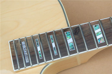 Custom Semi-finished Electric Guitar Kit with Rosewood Fretboard,Abalone Inlay,Semi-hollow Body supplier