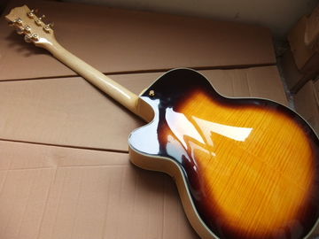 Custom jazz hollow electric guitar L-5 Jazz Electric Guitar Semi Hollow Body In Sunburst supplier