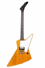 Custom Explorer Electric Guitar Solid Mahogany Body In Natural supplier