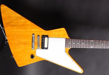 Custom Explorer Electric Guitar Solid Mahogany Body In Natural supplier