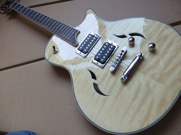 Wholesale T5 Custom Electric Guitar Semi Hollow In Natural Burst supplier