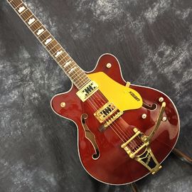 Semi Hollow Body Bigsby Gold Hardware Jazz ES 335 Electric Guitar supplier