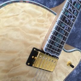 High quality, color jazz L5 electric guitar, wood, gold rocker, fingerboard flower mosaic. Real photos, wholesale and re supplier