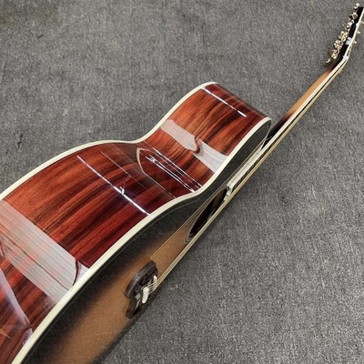 Custom Acoustic Guitar 43 inches Gibson SJ200 Cocobolo Back side folk classic guitar supplier