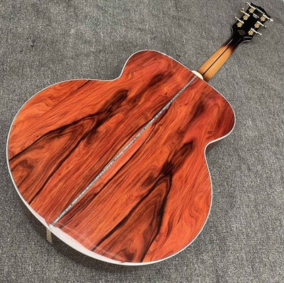 Custom Acoustic Guitar 43 inches Gibson SJ200 Cocobolo Back side folk classic guitar supplier
