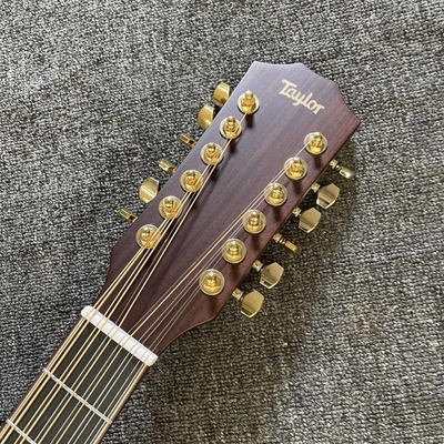 Custom 12 Strings KOA Wood Taylor Style Acoustic Guitar Glossing Finish Body Matt Neck Open Tuner supplier