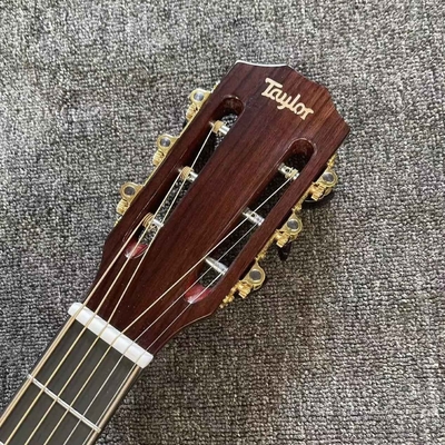 Custom 6 Strings KOA Wood Taylor Style Acoustic Guitar Glossing Finish Body Matt Neck Open Tuner supplier