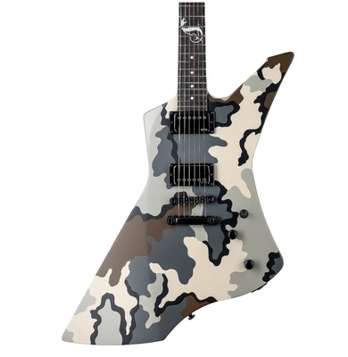Custom Snake Byte James Hetfield Signature Camo Electric Guitar with 9V Active Pickup, EMG Pickups, Black Hardware supplier