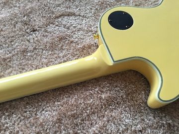 Custom guitar shop lp electric guitar Cream color 7 ply binding Ebony fingerboard Golden hardwares Grover tuner Randy Rh supplier