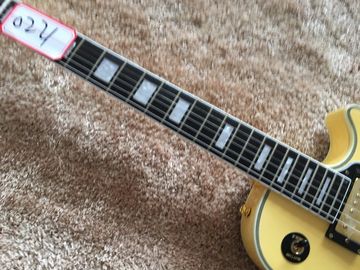 Custom guitar shop lp electric guitar Cream color 7 ply binding Ebony fingerboard Golden hardwares Grover tuner Randy Rh supplier