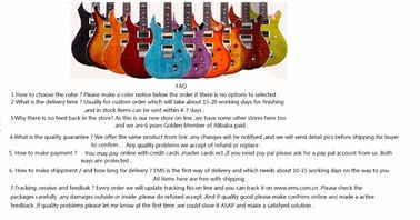 Grets guitar Tiger maple body top gretsch signature LP custom style electric guitar Grover tuner installed Quality pic supplier