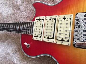 LP custom guitar with Floyd rose bridge and 3 Humbacker Ace Frehley Budokan Signature LP Custom Electric Guitar lightnin supplier