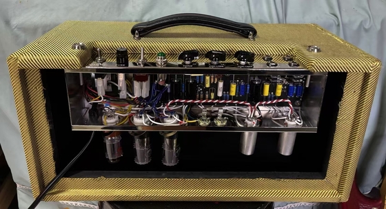 Tweedle Dee Tweedle Dee Deluxe (5E3 with Dumble Mods) Lacquered Tweed, Grand Amp Head, 5AR4*1, 6V6*2, ECC83*2 Tubes supplier