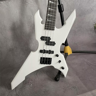 Custom 4 Strings Warrior Special Body Electric Bass with Basswood Body Maple Neck supplier