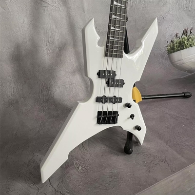 Custom 4 Strings Warrior Special Body Electric Bass with Basswood Body Maple Neck supplier