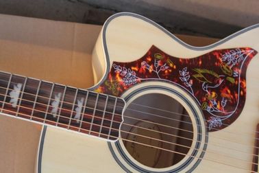 2018 New CUSTOM H-Bird acoustic guitar Cutaway G200 body H-Bird electric acoustic guitar supplier