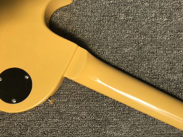 Lp Junior electric guitar yellow color one piece bridge P90 pickups 22 dot inlay frets LP guitar supplier