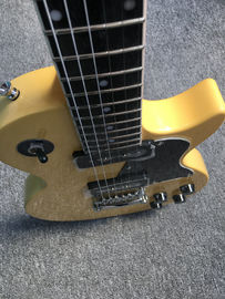 Lp Junior electric guitar yellow color one piece bridge P90 pickups 22 dot inlay frets LP guitar supplier