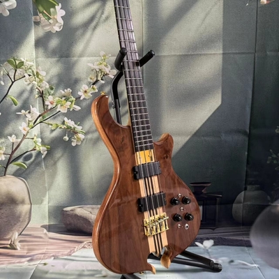 Custom Alembic Style Neck Through Body 4 Strings Electric Bass supplier