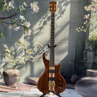 Custom Alembic Style Neck Through Body 4 Strings Electric Bass supplier