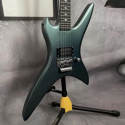 Custom B.C. Rich Chuck Shuldiner Stealth Blue Electric Guitar Open Pickups FR Bridge supplier