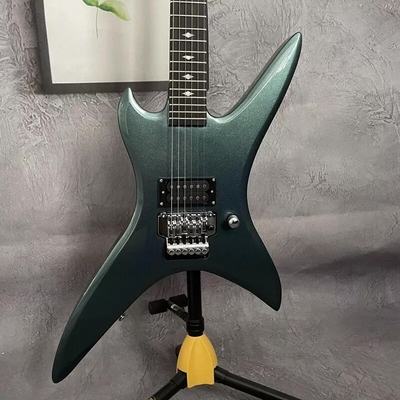 Custom B.C. Rich Chuck Shuldiner Stealth Blue Electric Guitar Open Pickups FR Bridge supplier