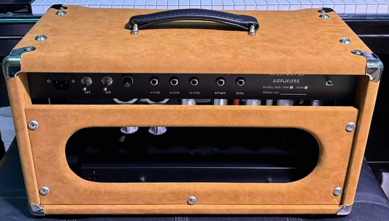 2024 HOT!!! Dumble #002 Version Clone SSS20-Steel String Singer SSS Tube Amp Head 20Watt in Suede Brown with Original Knobs supplier