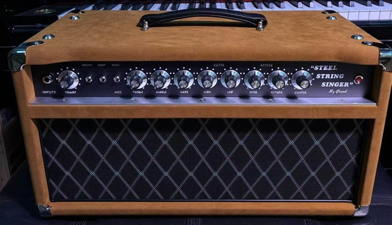 2024 HOT!!! Dumble #002 Version Clone SSS20-Steel String Singer SSS Tube Amp Head 20Watt in Suede Brown with Original Knobs supplier