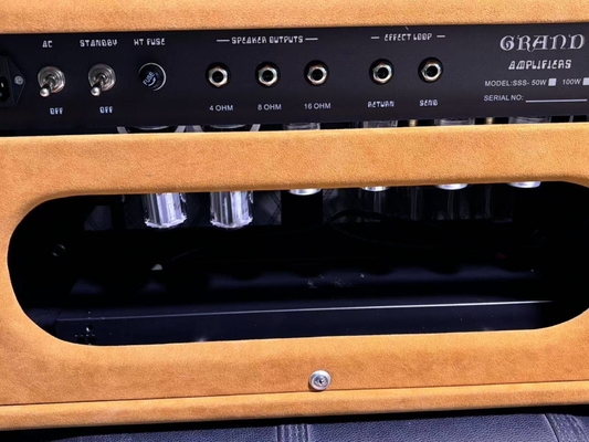 2024 HOT!!! Dumble #002 Version Clone SSS20-Steel String Singer SSS Tube Amp Head 20Watt in Suede Brown with Original Knobs supplier