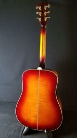 Custom Grand All Solid Spruce Top Flamed Maple Back Side 41&quot; Dove Flights Acoustic Guitar supplier