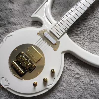 Custom Big Prince Arrow Inlay Gold Hardware Electric Guitar in White supplier