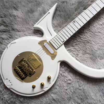 Custom Big Prince Arrow Inlay Gold Hardware Electric Guitar in White supplier