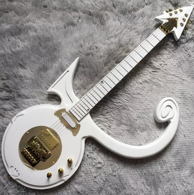 Custom Big Prince Arrow Inlay Gold Hardware Electric Guitar in White supplier