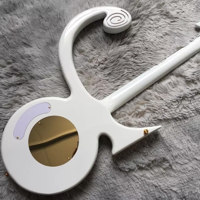 Custom Big Prince Arrow Inlay Gold Hardware Electric Guitar in White supplier