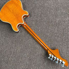 wholesale and retail Big John new natural F hollow electric guitar supplier