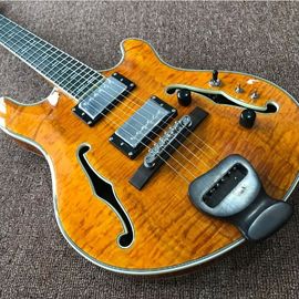 wholesale and retail Big John new natural F hollow electric guitar supplier