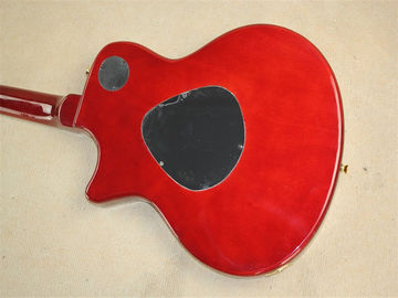 Wholsale Factory custom 21frets classic semi-hollow tobacco sunburst folk acoustic guitar with bird inlay supplier