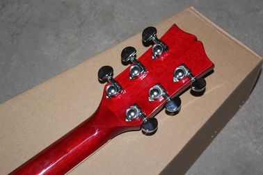 Custom Gibson 41 inch DOVE 20 frets rounded corner tobacco sunburst acoustic guitar with electric guitar's pickup supplier