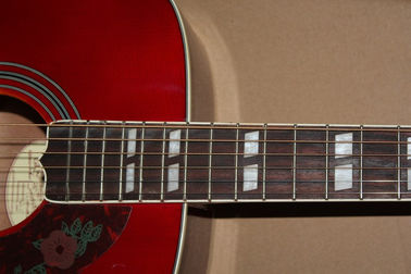 Custom Gibson 41 inch DOVE 20 frets rounded corner tobacco sunburst acoustic guitar with electric guitar's pickup supplier