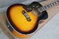Factory Gibsons Custom 43 inch S 20 frets tobacco sunburst left acoustic guitar with electric guitar's pickup supplier