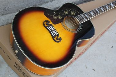 Factory Gibsons Custom 43 inch S 20 frets tobacco sunburst left acoustic guitar with electric guitar's pickup supplier