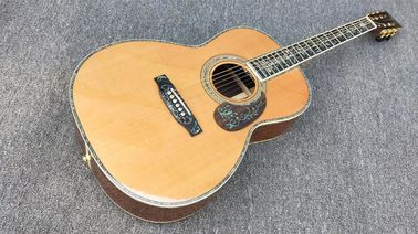 39&quot; 000 Style Acoustic Guitar,Ebony Fretboard,Abalone inlay,One piece of neck,Solid Spruce top acoustic guitar supplier