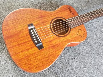 34&quot; traveling acoustic guitar,Factory Sapele-wood top and back Mini acoustic Guitar supplier