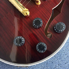 New style high quality electric guitar, double f holes, rosewood fingerboard supplier