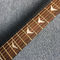 High-quality custom V style electric guitar rosewood fingerboard yellow circle black edge supplier