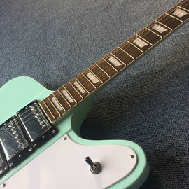 High quality custom electric guitar, rosewood fingerboard, Light green electric guitar supplier