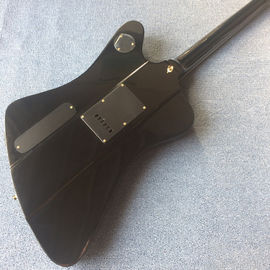 High quality custom electric guitar, rosewood fingerboard, black electric guitar,Tremolo system supplier