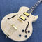 New style high-quality hollow body jazz electric guitar, flamed maple top electric guitar supplier